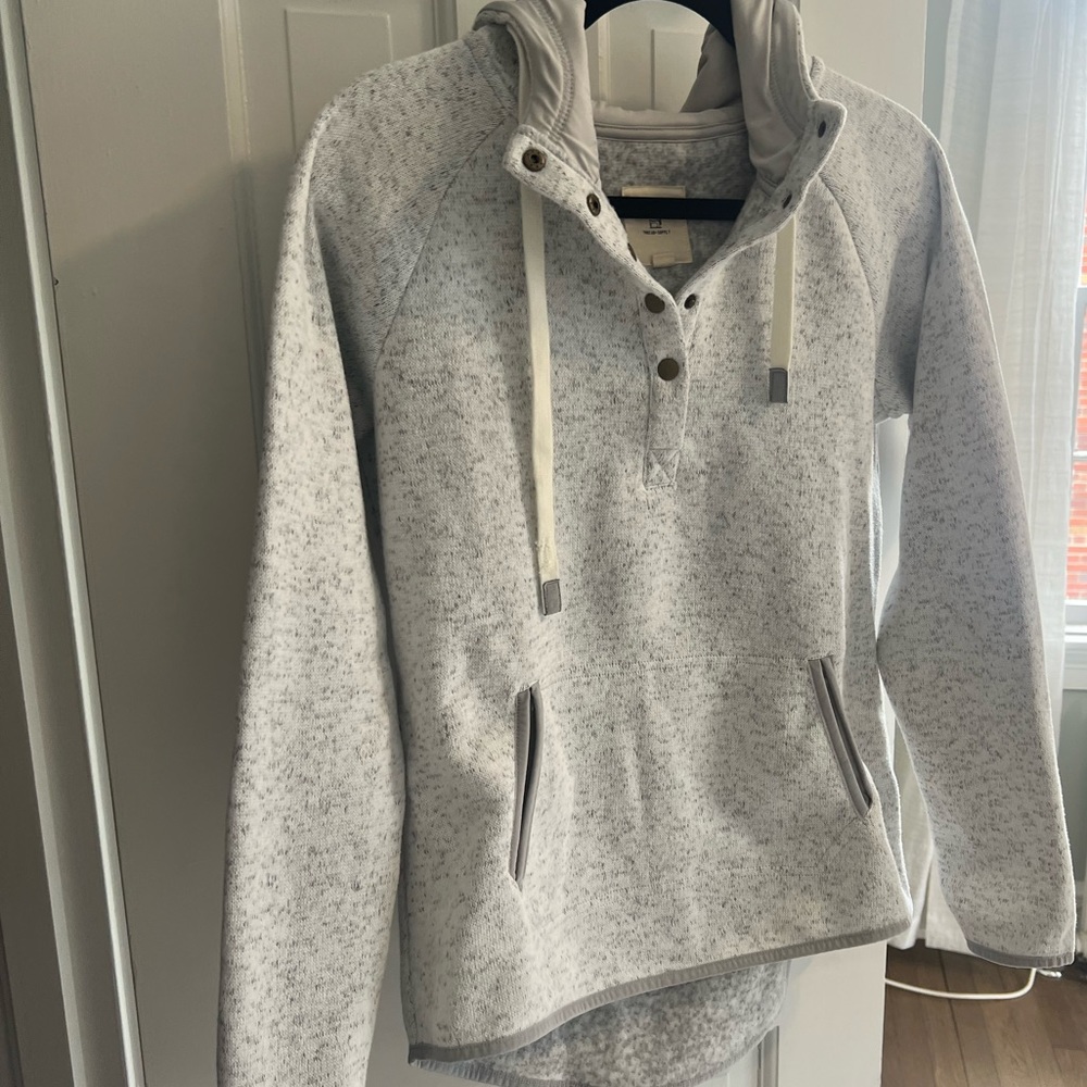 Light Heather Gray Hoodie